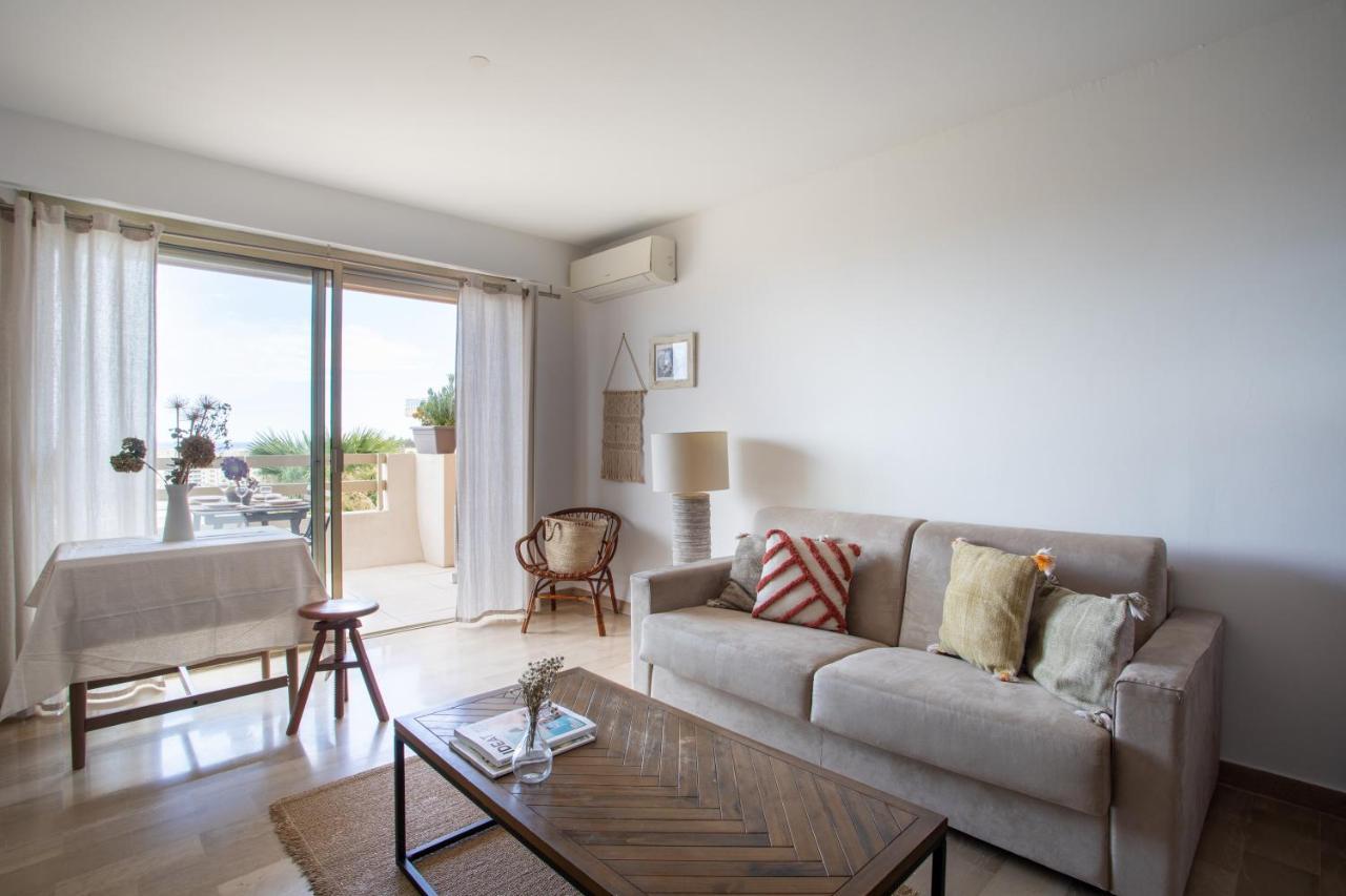 Vue Mer, Terrasse Et Parking Prive Antibes Luaran gambar