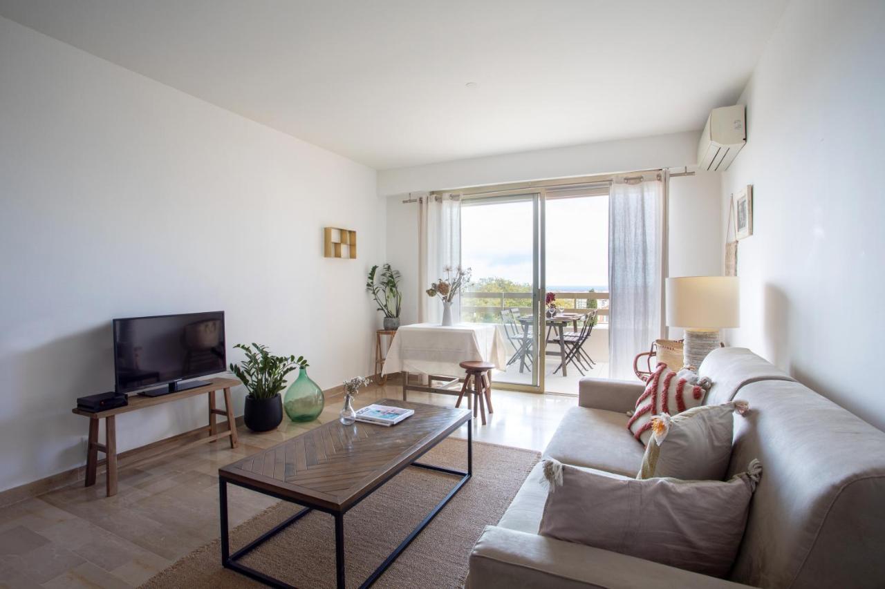 Vue Mer, Terrasse Et Parking Prive Antibes Luaran gambar